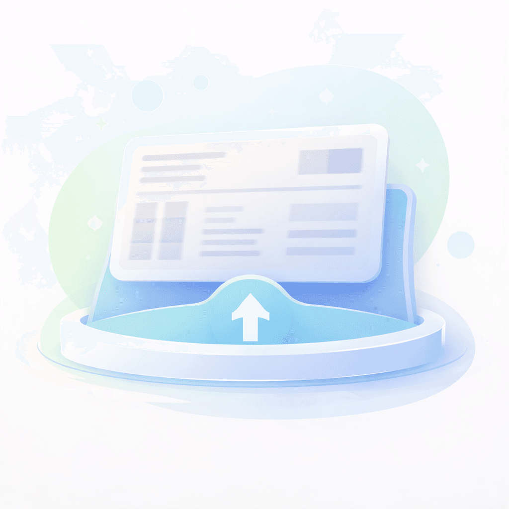 Upload ticket illustration