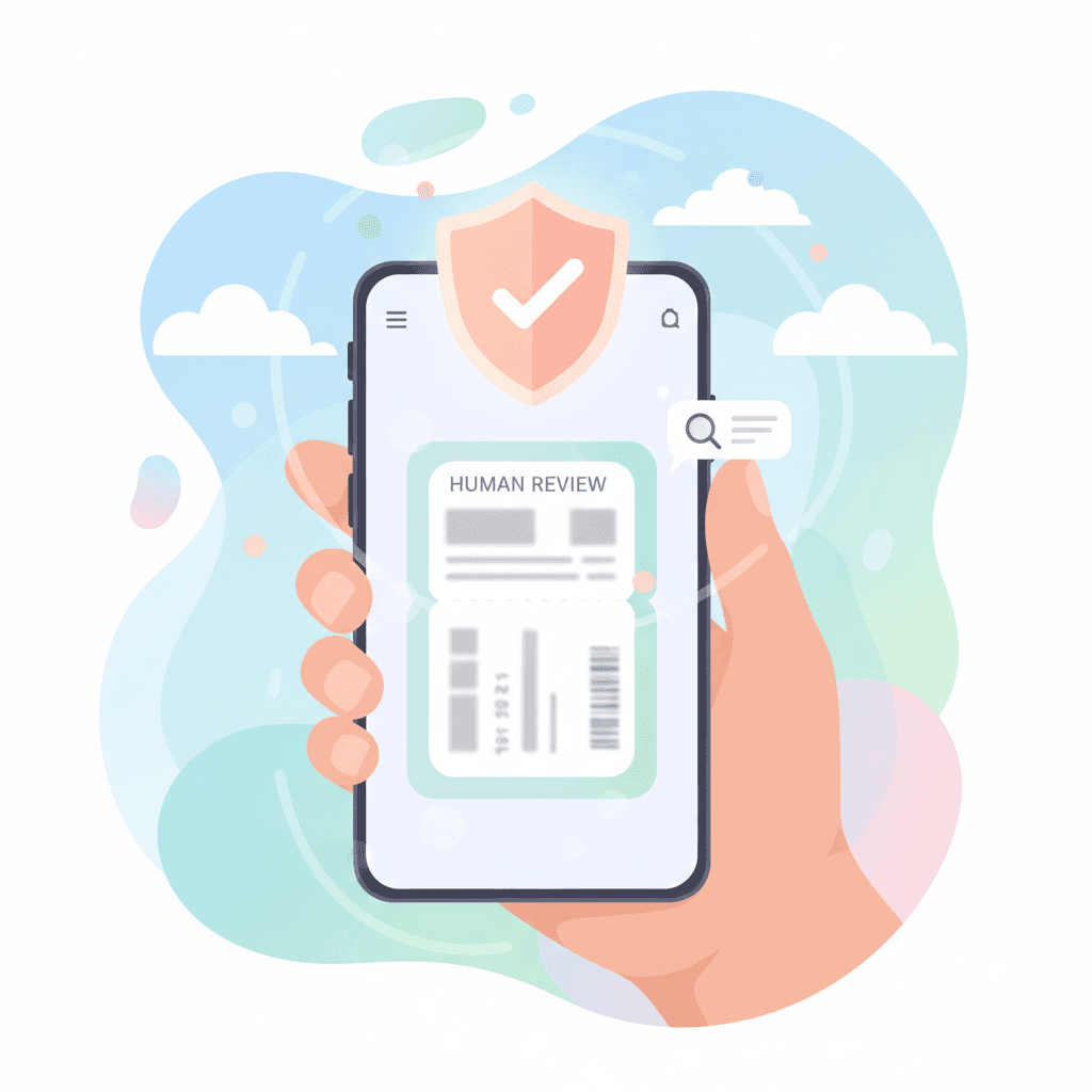 Verified by ticket illustration